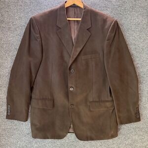 Alfani Brown Blazer‎ Sport Coat 42R Three Button Jacket